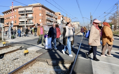 Es demana prudència als usuaris mentre durin les obres del soterrament | Albert Segura